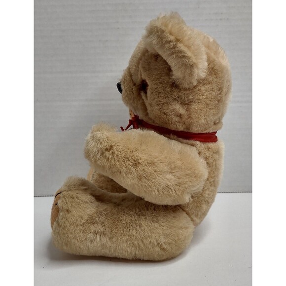 Fabri-Centers Of America Tan Cream Teddy Bear with Jointed Arms and Legs Vintage - Picture 4 of 6